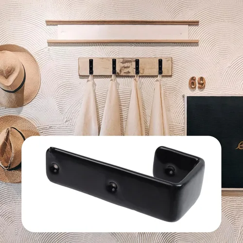 Vista 7 de Geesatis 2 ganchos para escalera de cama, ganchos en forma de J, de metal resistente recubierto de PVC para decoración de cama, herramienta