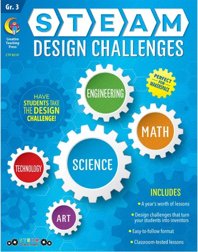 Vista 6 de Creative Teaching Press STEAM Design Challenges Libro de recursos, 1er grado (Ciencia, Tecnología, Ingeniería, Arte, Matemáticas) (8208)