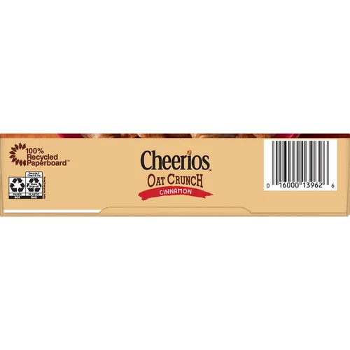 Vista 8 de Cheerios Cereal de desayuno crujiente de avena y canela, 15.2 oz