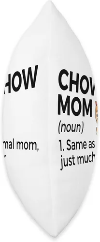 Vista 2 de Chow Chow Lover Apparel Definition Funny Chow Dog Mom Throw Pillow, 16x16, Multicolor