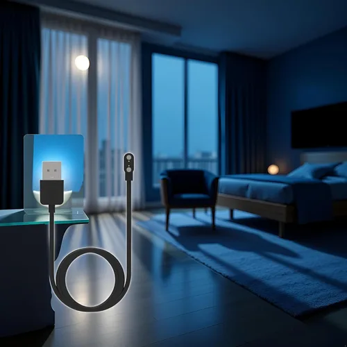 Vista 8 de Compatible con cargador de reloj inteligente Da Fit, cable de cargador USB de repuesto de 3.3 pies, cable de carga para reloj inteligente