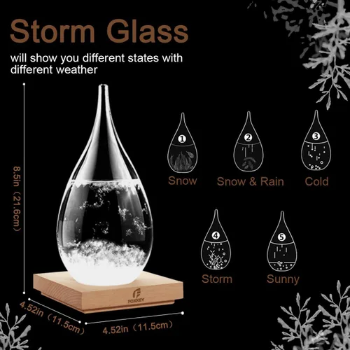 Vista 2 de Predictor meteorológico Storm Glass Pronóstico del tiempo Regalos