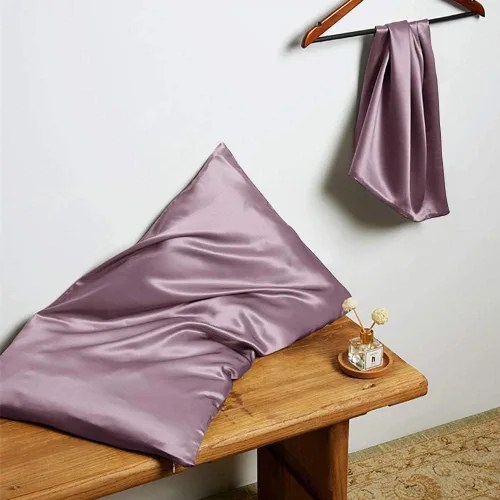 Vista 21 de THXSILK Funda de almohada de seda de 22 momme de seda de morera pura con cremallera oculta, funda de almohada suave y transpirable para cabello