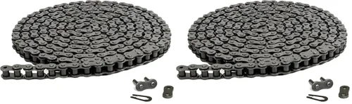Vista 12 de 41 cadena de rodillos, 3 pies con 1 eslabón conector, para Go-karts, scooters, minibicicletas.
