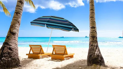 Vista 2 de UNIWARE Sombrilla de playa portátil con protección SPF50+, con bolsa de transporte, botón, para exteriores/patio/jardín/playa
