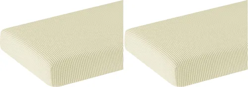 Vista 63 de subrtex Funda de Cojín Elástica Suave para Asiento de Sofá Funda Deslizable de Spandex para Silla y Sofá Adecuada para 1-2-3 Plazas Reemplazo