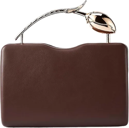 Vista 24 de Bolso de mano de piel sintética desmontable con cadena cruzada, bolso de noche, bolso de mano para mujer, formal, boda, fiesta, baile de graduación