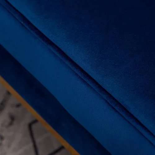 Vista 14 de Roundhill Furniture Lenola - Silla tapizada con brazos, color azul, 29.75 pulgadas de profundidad x 27.5 pulgadas de ancho x 34.5 pulgadas de alto