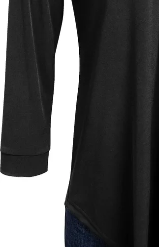 Vista 5 de Timeson Blusa de cuello en V para mujer, manga 34, túnica de trabajo para mujer