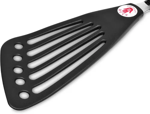 Vista 7 de Seki Japón Espátula para Zurdos Volteador de Huevos Espátula para Pescado Utensilios de Cocina - Volteador Ranurado Volteador de Huevos Utensilios