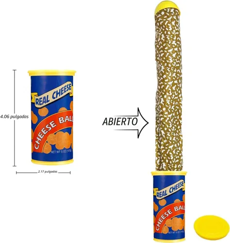 Vista 2 de SnaFununy Lata de Broma de Papas Fritas Serpiente Bromas Salto Resorte Juguete Artículos de Bromista Regalos para Adultos, Bromas Juguetes de Broma