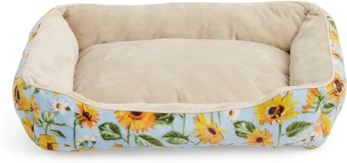 Vista 2 de Vera Bradley Cama de felpa para mascotas para mujer, Cielo de girasol