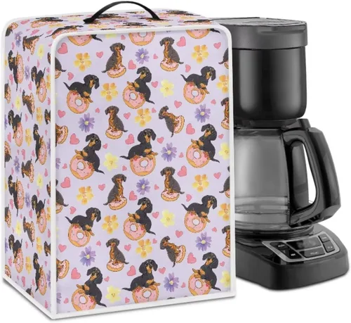 Vista 36 de Mumeson Funda para cafetera de girasol, extra grande, ligera, con asa, cubierta para máquina de café, tostadora, cubierta a prueba de polvo