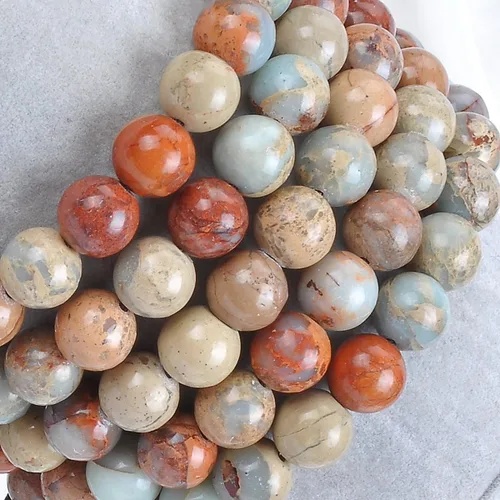 Vista 4 de Massive Beads - Pulsera de cuentas de cristales de macramé con poder curativo natural, unisex, ajustable, 516 pulgadas (8 mm)