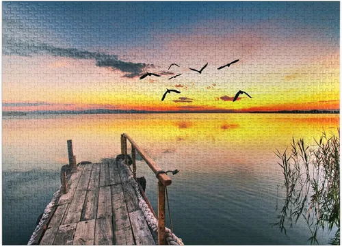 Vista 9 de MyPuzzle Pier in The Clouds - Rompecabezas prémium de 100 piezas para adultos