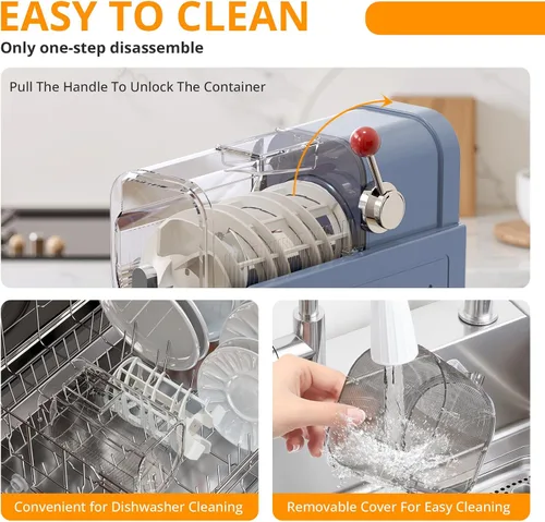 Vista 6 de Máquina para granizar, máquina de hielo en arena, máquina de bebidas congeladas con 6 modos preestablecidos, no necesita hielo, máquina de granizado