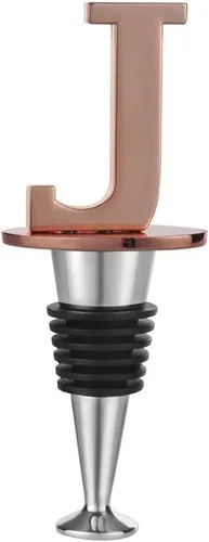 Vista 9 de Miicol Tapón para Botella de Vino, Tapón para Prosecco, Tapón de Vino de Oro Rosa, Tapón de Champán Personalizado, Tapón de Vino con Inicial, Regalo