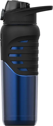 Vista 2 de Under Armour 24Oz Stainless Steel Water Bottle, Insulated, Carabiner Easy Carry Hook, Leak Proof, Kids & Adults, All Sports, Gym