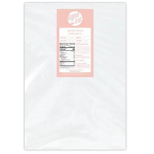 Vista 17 de Hojas de Papel Oblea Comestible Imprimible de paper2eat (0.40 mm - 25 hojas/Vainilla)