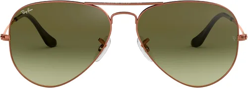 Vista 3 de Ray-Ban Aviator - Lentes de sol grandes y polarizados de metal Bronce talla única