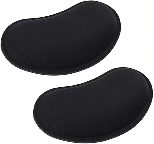 Vista 9 de MXCOIRTP Reposamuñecas para ratón, almohadilla de soporte ergonómica de espuma con memoria para muñeca, almohadilla para muñeca de ratón con base