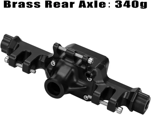 Vista 4 de GLOBACT Carcasa de eje trasero de latón 11.99 oz Contrapeso para 1/10 TRX4, negro