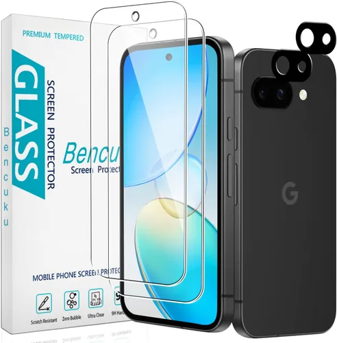 Vista 9 de Paquete de 2+2 protectores de pantalla de privacidad para Google Pixel 9 vidrio templado
