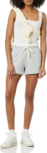 Vista 3 de Tienda Essentials Pantalones cortos de forro polar para mujer
