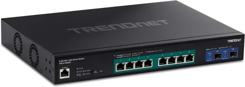 Vista 13 de TRENDnet Conmutador Web Inteligente Multi-Gig de 10 Puertos, TEG-3102WS, 8 Puertos 2.5GBASE-T, 2 Ranuras SFP+ de 10G, Divisor Ethernet, Carcasa