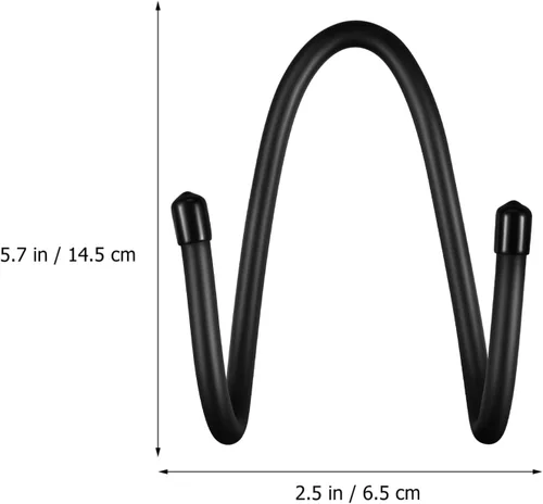 Vista 7 de Perchero de pared para sombreros, 2 ganchos para sombreros, organizador de sombreros de pared, organizador de sombreros, sombreros, montaje en pared