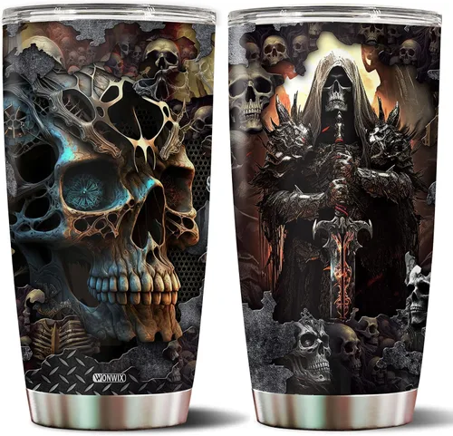 Vista 10 de Vaso Tumbler de Dragón Azul Regalos para Mujeres Niñas Hija Taza de Café 20oz Acero Inoxidable Aislado con Tapa Botella de Agua Taza de Viaje Regalo