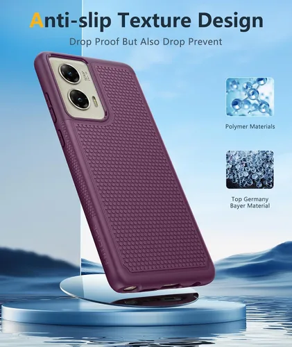 Vista 316 de FNTCASE Funda para iPhone 17 Pro: Fundas delgadas translúcidas de color azul claro compatibles con MagSafe, protección completa de la cámara