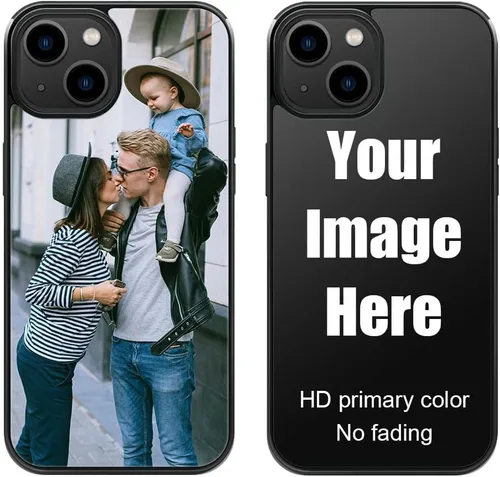 Vista 15 de Funda personalizada para iPhone, funda transparente de TPU suave a prueba de golpes, diseño de tus propias fundas de teléfono compatibles con Apple