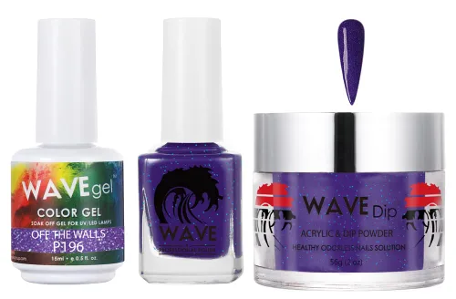 Vista 9 de WAVEGEL - Juego de gel de remojo, laca de uñas y polvo acrílico a juego - Colección Simplicity - #P109 Blizzard