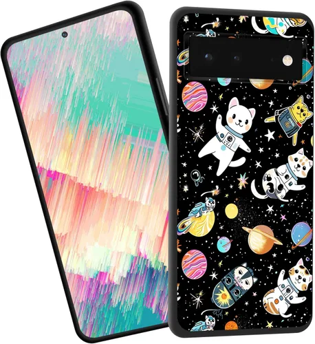 Vista 99 de Funda delgada para Google Pixel 4 XL, funda delgada de silicona de TPU suave a prueba de golpes para Google Pixel 4 XL, cruz negra