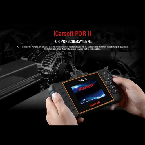 Vista 2 de 2017 iCarsoft POR II para Porsche Herramienta escáner de diagnóstico profesional