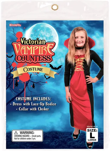 Vista 2 de Kangaroo's Halloween Costumes disfraz de vampira victoriana