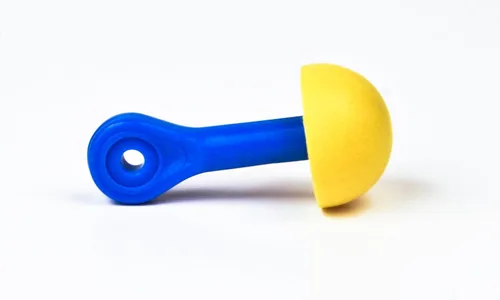 Vista 3 de 3M Tapones para los oídos con cable E-A-R Express, agarres de colores surtidos, 100 pares