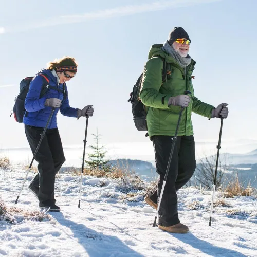 Vista 9 de ihuan Guantes de invierno para hombres y mujeres, guantes de clima frío para correr, ciclismo, guantes impermeables para la nieve, guantes cálidos