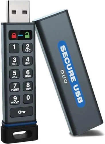 Vista 8 de SecureData SecureUSB BT 8GB Hardware Encriptado USB 3.0 Flash Drive FIPS 140-2 Nivel 3 Desbloqueo a través de la aplicación de teléfono compatible