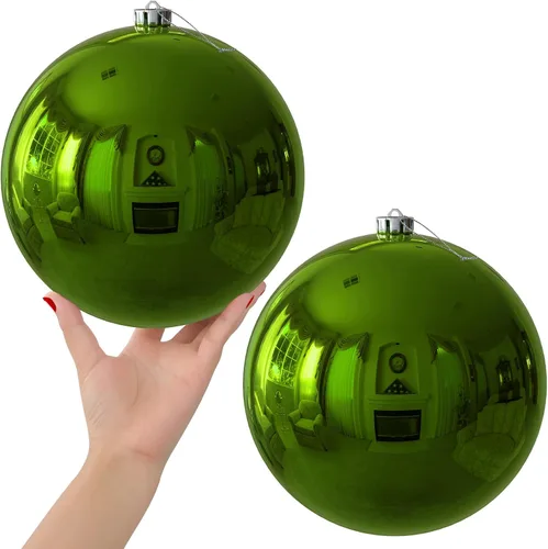 Vista 131 de Esferas pequeñas de bronce de 1.6 pulgadas para decoración del árbol de Navidad, adornos inastillables para cumpleaños, Halloween, vacaciones, boda