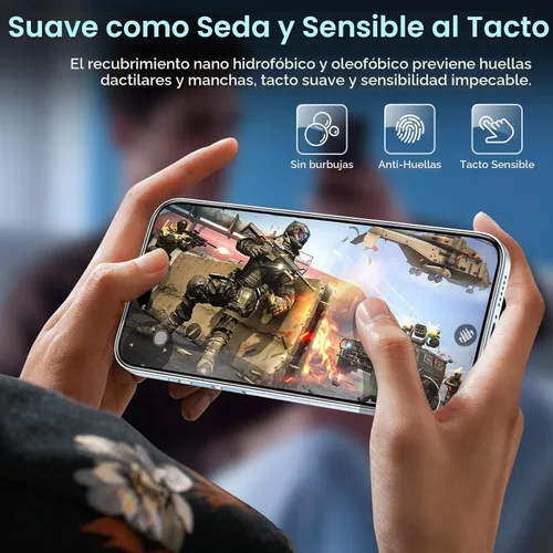 Vista 7 de Fotbor Compatible con 3 protectores de pantalla de iPhone Air con 1 juego de protector de lente de cámara, actualización 2025 9H+ vidrio templado