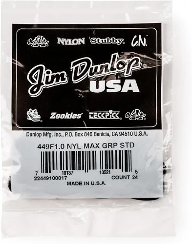 Vista 5 de Jim Dunlop Max-Grip® - Público estándar de nailon de 0.039 pulgadas (0.04 in)