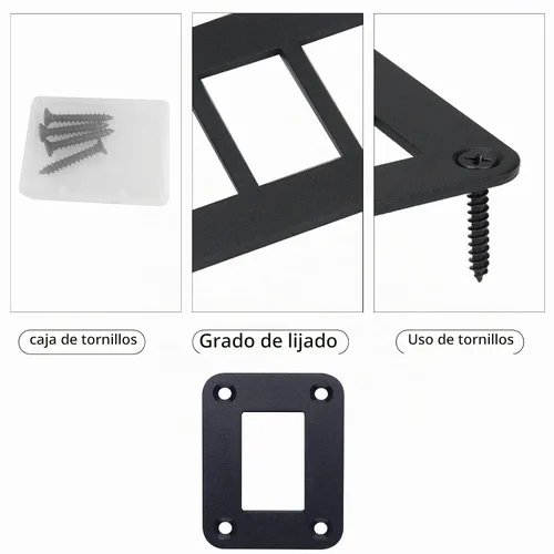 Vista 3 de MIIGII Panel de interruptores, Interruptor basculante de 1 banda con carcasa de aluminio para coche, camión, barco, vehículo recreativo, Panel