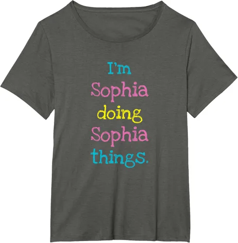 Vista 83 de Sophia - Camiseta con texto personalizado para niñas