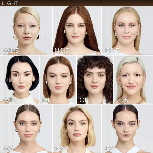 Vista 114 de L'Oreal Paris True Match - Base líquida supermezclable, maquillaje de base líquida de cobertura media, C0.5, ligero, 1 onza líquida