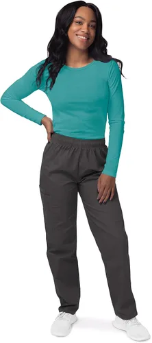 Vista 5 de Sivvan Scrubs for Women - Long Sleeve Comfort Underscrub Tee 3-Pack