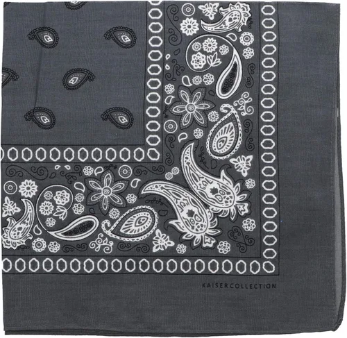 Vista 13 de Motique Accessories Bandana de algodón de 22 pulgadas con estampado cachemira