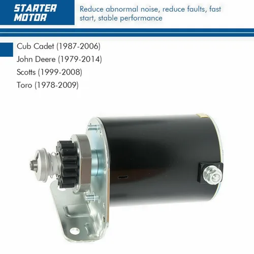 Vista 3 de Motor de arranque sustituye a los motores 7HP-18HP 1972-2002 con pieza OE # 390838 391423 392749 394805 491766 497594 497595 693054 Reemplazo