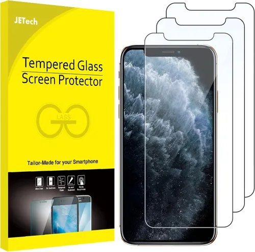 Vista 16 de JETech Protector de pantalla para iPhone SE 3/2 (edición 2022/2020), 4.7 pulgadas, película de vidrio templado, paquete de 3